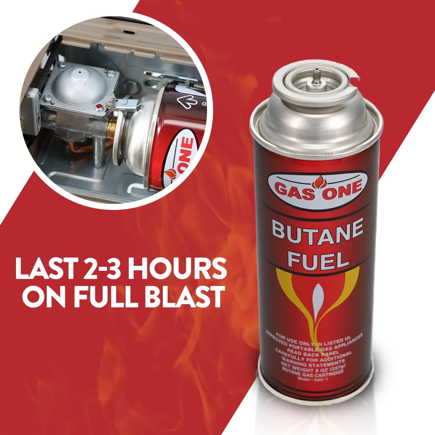 4 Pack Butane Fuel Canister B8988