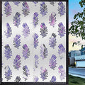 Boho Blue PVC Frosted Window Film, 23.6 in x 78.7 in B634034