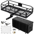 Folding 500 LBS Cargo Carrier Basket 60" x 24" x 14" for 2" Receiver M27409