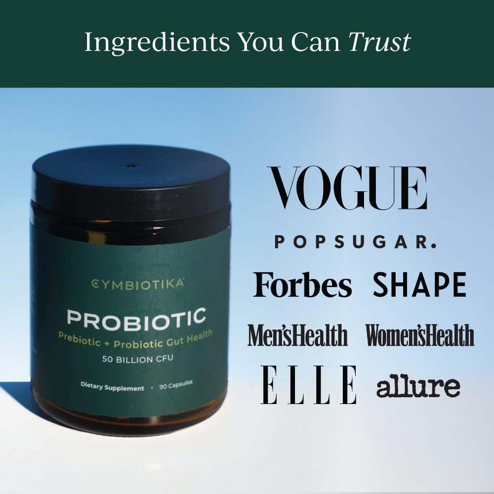 Probiotic Prebiotic Supplement, 50 Billion CFU, 90 Capsules Z9523