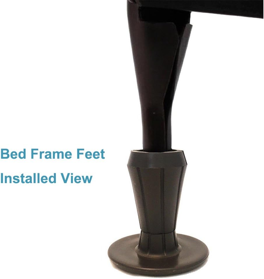 Set of 4 Heavy Duty Bed Frame Feet Replacement E82448
