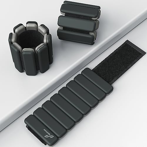 1 Pair Adjustable Silicone Wrist Bangles Z1753