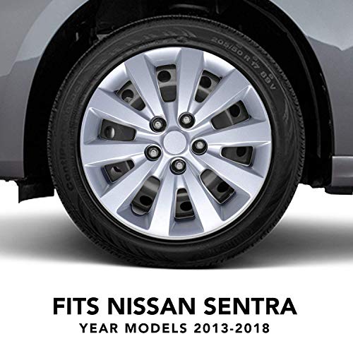 16-Inch Matte Black Wheel Covers (Set of 4) O11396