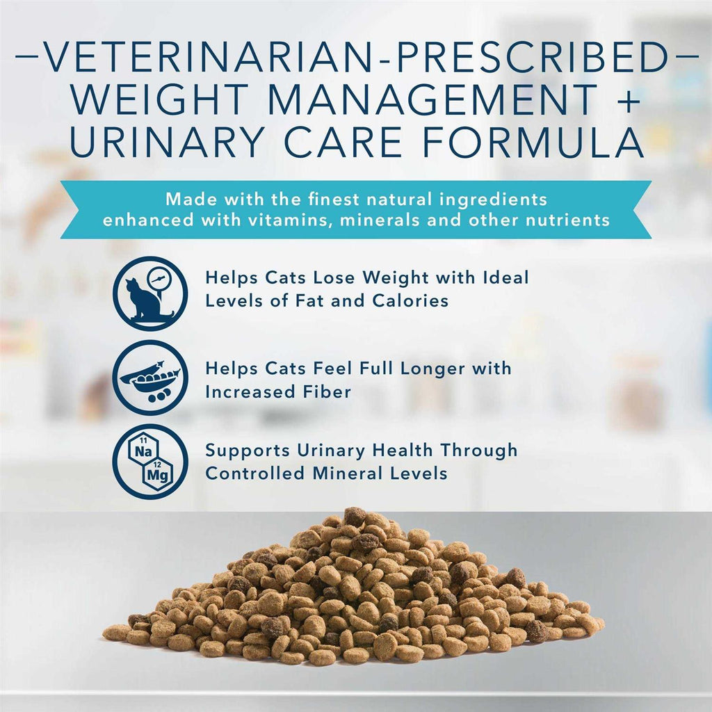 Natural Veterinary Diet Weight Management Urinary Care Dry Cat Food C8884