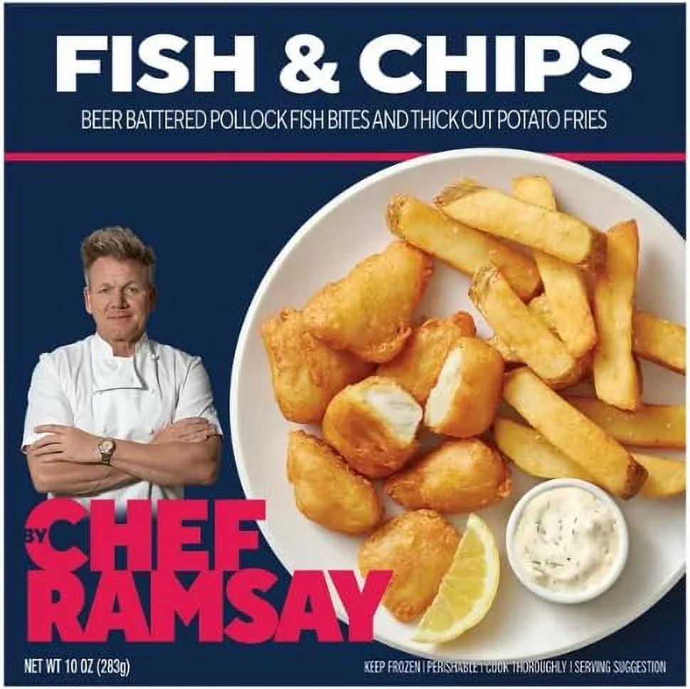 9.5oz Frozen Fish and Chips Pack of 10 M720734