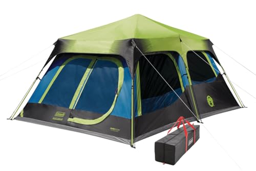 Coleman Camping Tent with Instant Setup, 4/6/8/10 Person Weatherproof Tent with Double-Thick Fabric and Carry Bag A85567