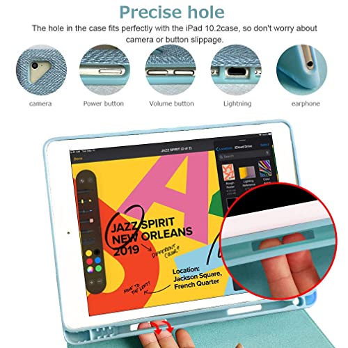 Keyboard Case for iPad 9.7" with Detachable Keyboard and Pencil Holder X44973