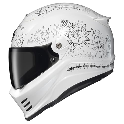 Matte Black Full Face Motorcycle Helmet DOT ECE 22.06 Approved Q345576