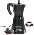 6 Cup Aluminum Electric Mocha Pot X51449
