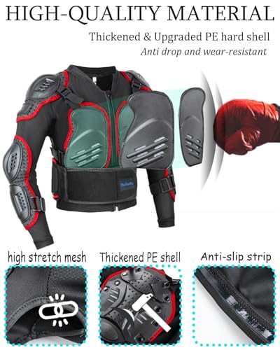 Kids Motorcycle Jacket Armor Suit B8953