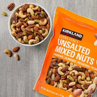 Unsalted Mixed Nuts 2.5 lb, 2 Pack R681