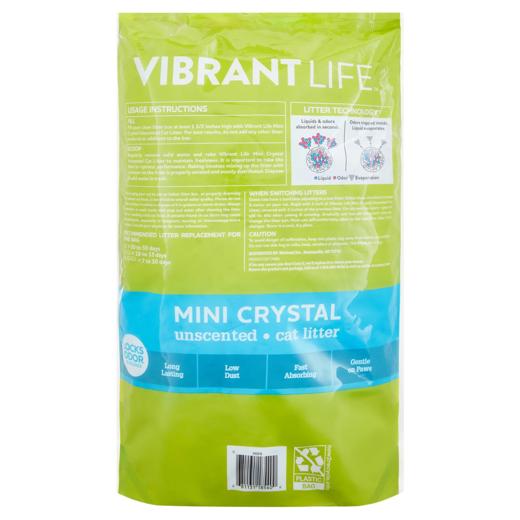 Mini Crystal Unscented Cat Litter, 4 lb A405871