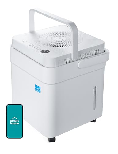 50 Pint Dehumidifier with Built-in Pump, White L3647