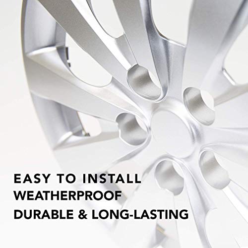 16-Inch Matte Black Wheel Covers (Set of 4) O11396