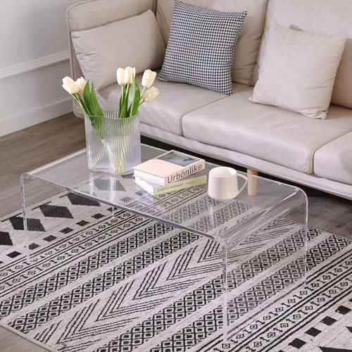 Acrylic Clear Rectangle Coffee Table F372811