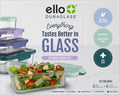 10 Piece Glass Food Storage Containers with Lids X4440