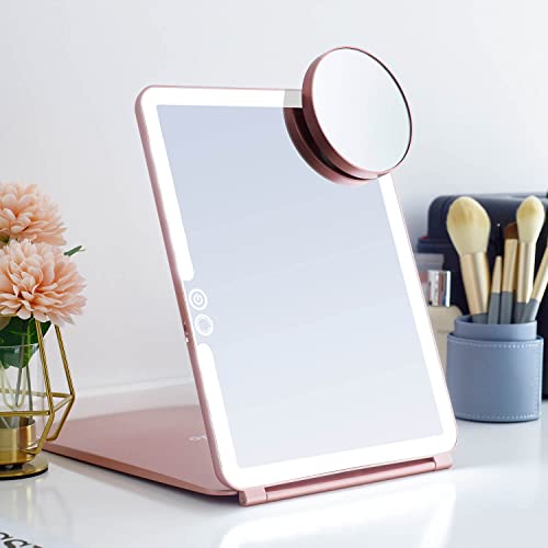 Foldable Double Sided Tabletop Mirror 10 X and 1X Q45388