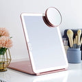 Foldable Double Sided Tabletop Mirror 10 X and 1X Q45388