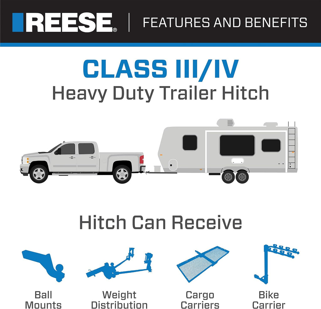 Class III Custom-Fit Hitch with 2" Square Receiver opening P489