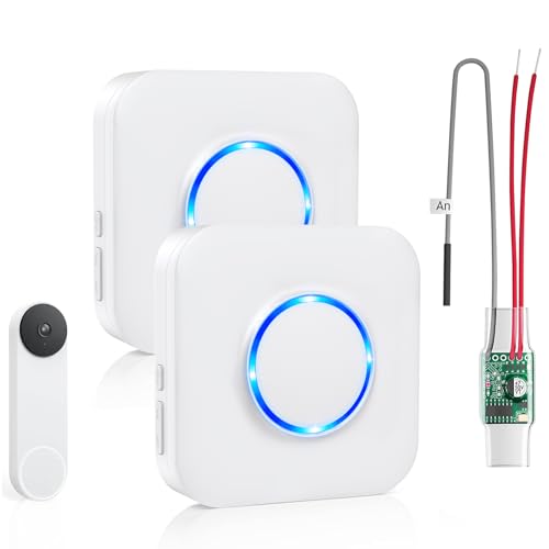 Wireless Doorbell Chime Extender with Receiver F29548