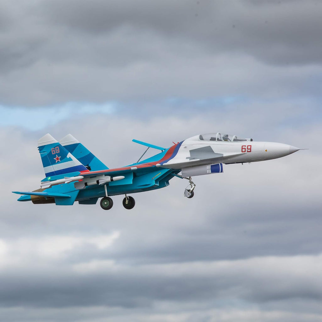 RC Airplane SU-30 Twin 70mm EDF BNF Basic 1100mm S92625