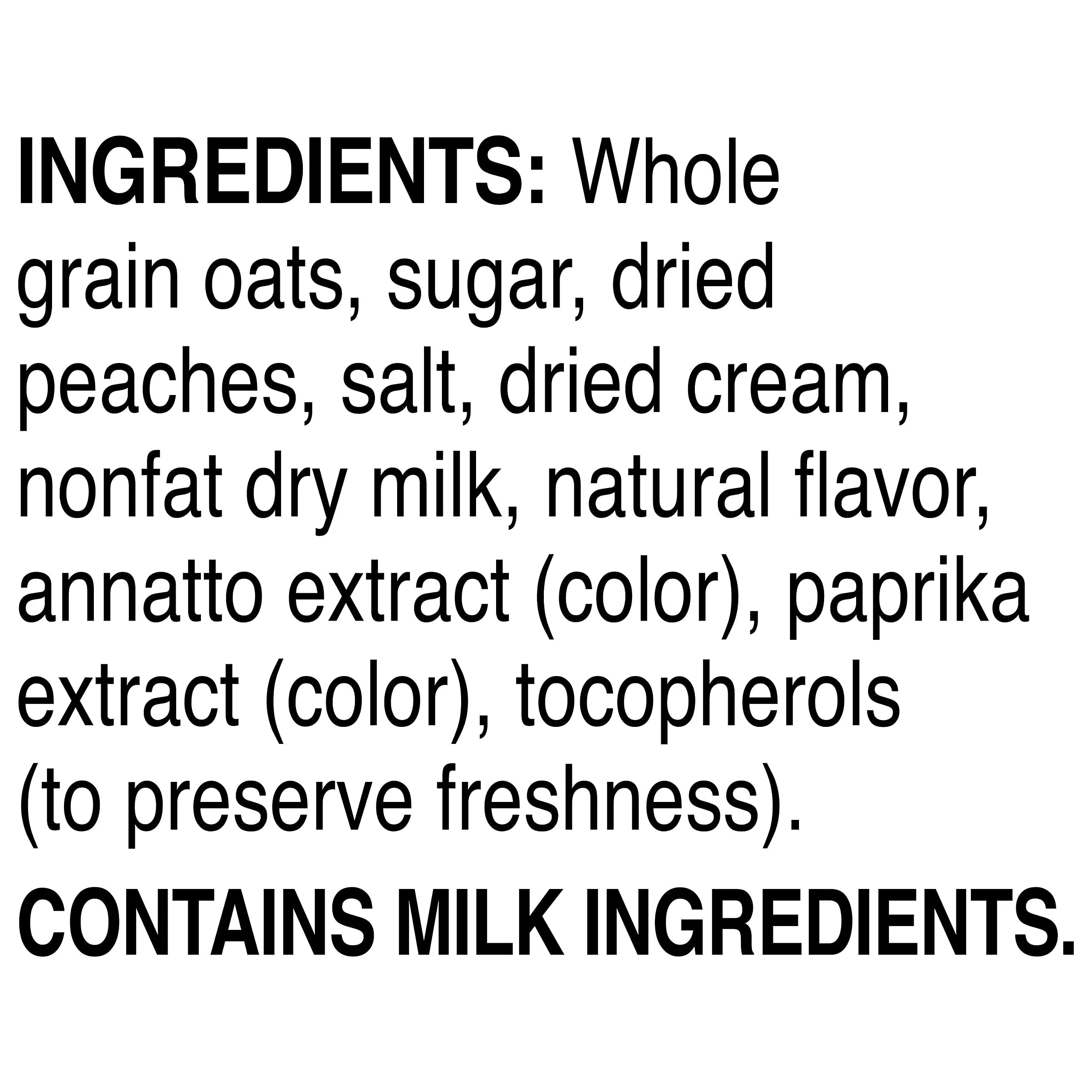 Peaches & Cream Instant Oatmeal (Pack of 2) H20195