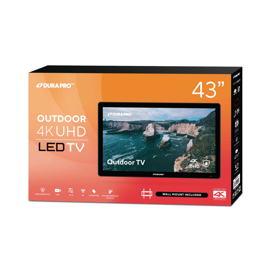 43" Outdoor Partial Shade 4K UHD LED TV with Waterproof Remote M95294