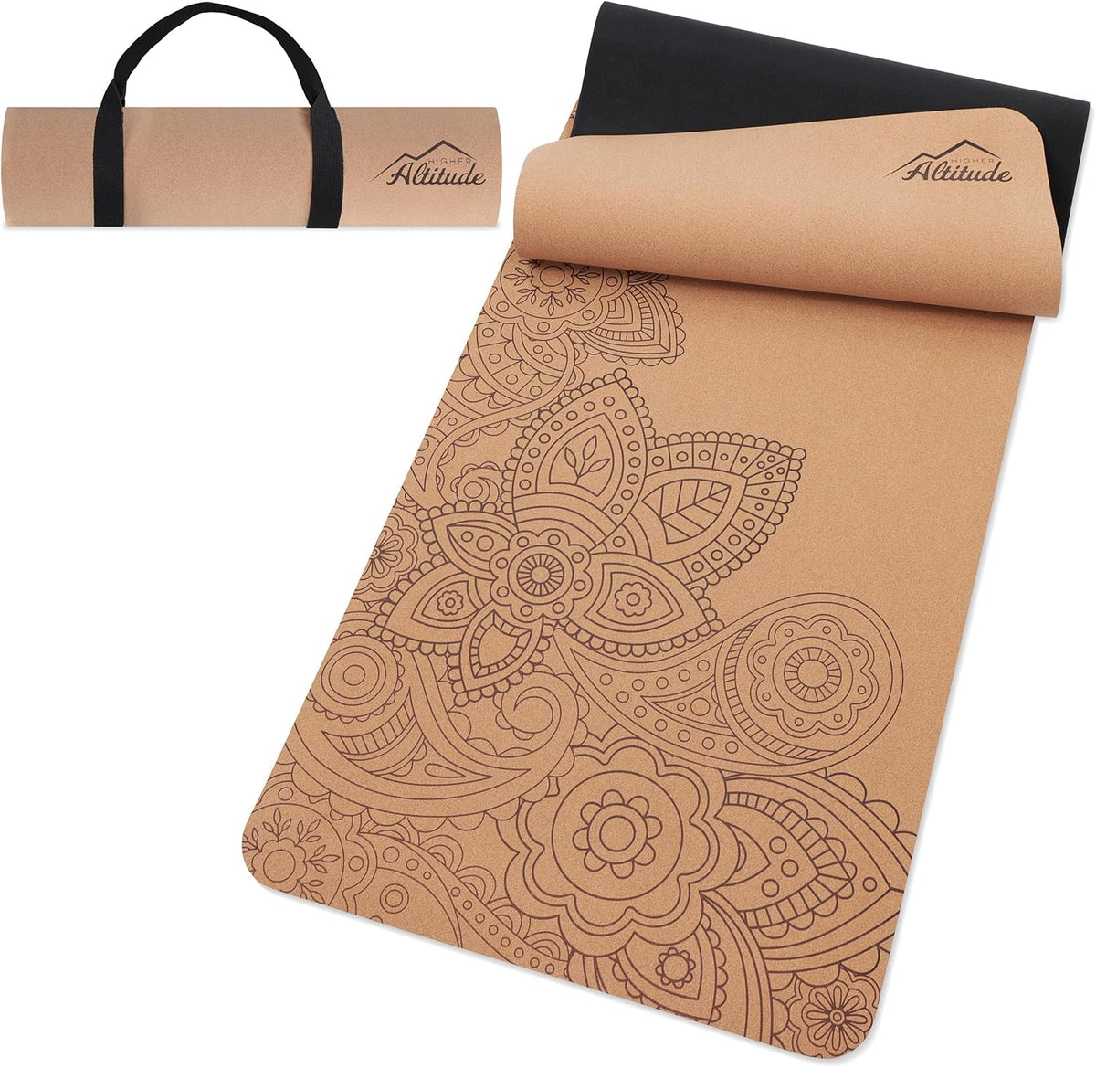 72 x 24in Cork Exercise Mat with Rubber Padding V3198