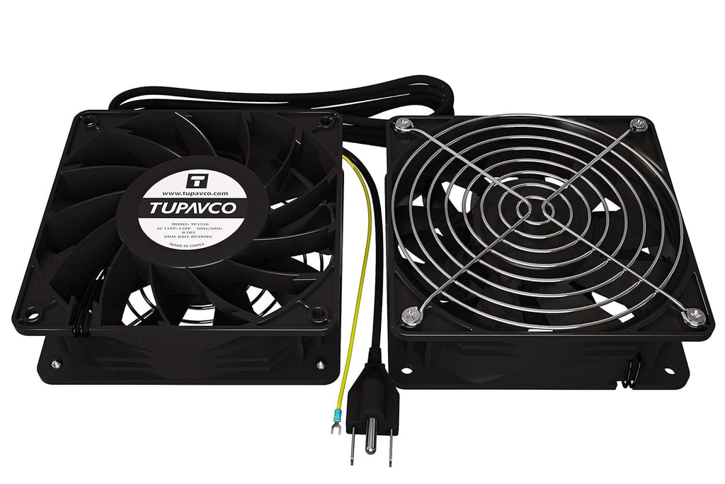 Dual 120mm 110V Server Rack Cooling Fan Kit T91818