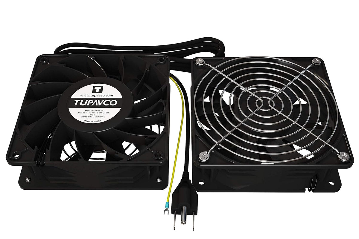 Dual 120mm 110V Server Rack Cooling Fan Kit T91818