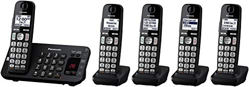 2 Handset DECT 6.0 Cordless Phone System with Answering Machine V3039