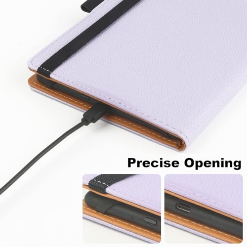 Black PU Leather E-Reader Case for 6-6.8 inch Z484