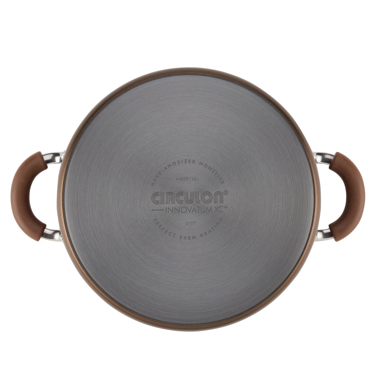 4.5 Quart Hard-Anodized Non Stick Covered Dutch Oven J520604
