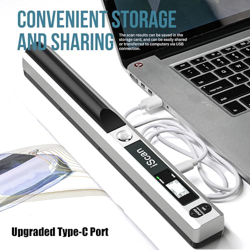Wireless A4 Document Scanner with 16GB Card V833