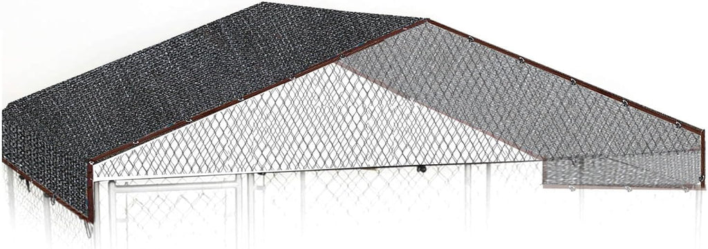 10 x 10 Feet Mesh Shade Panel with Grommets Dog Kennel Cover P8752