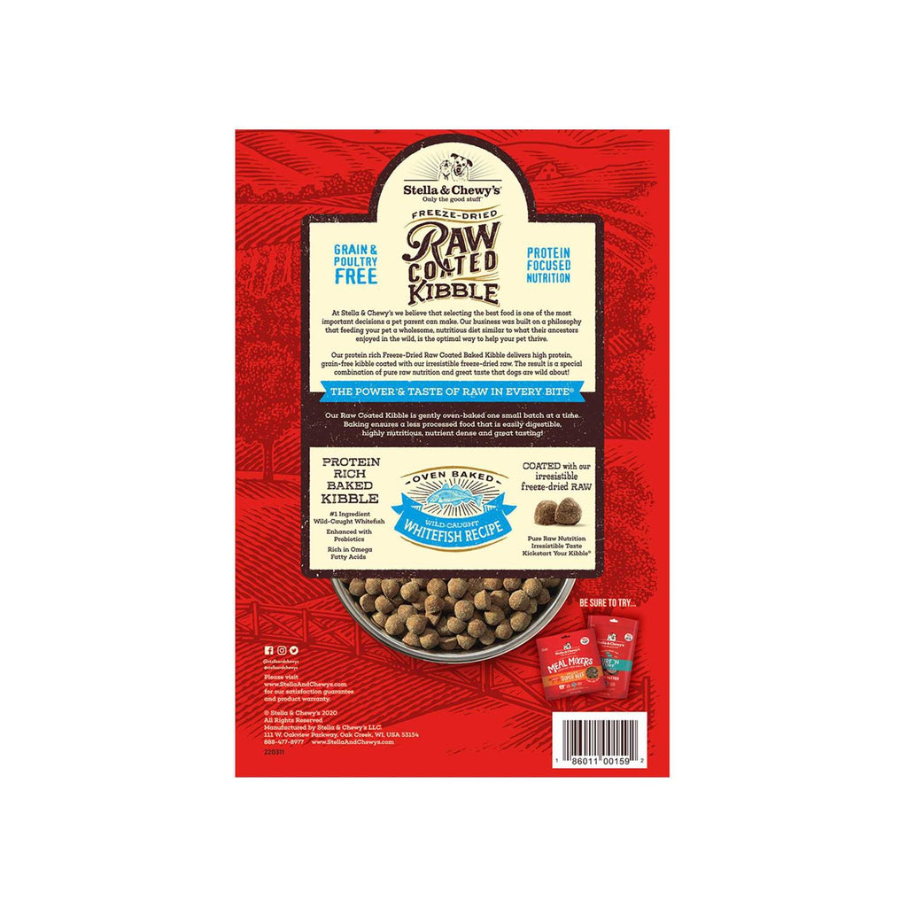 Raw Coated Dog Kibble Wild Caught Whitefish U823