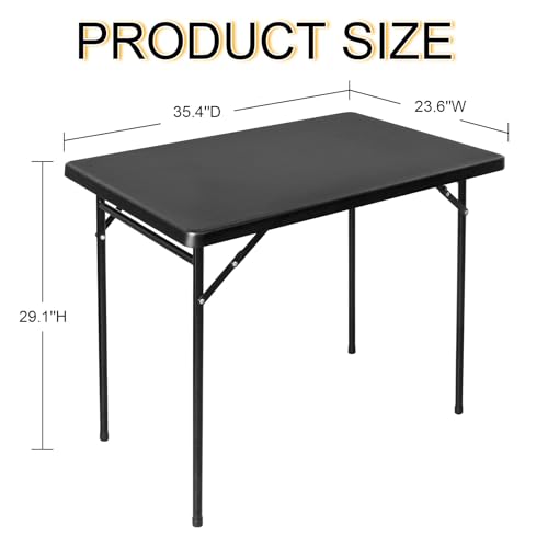 White 3ft Rectangular Plastic Folding Table S490252