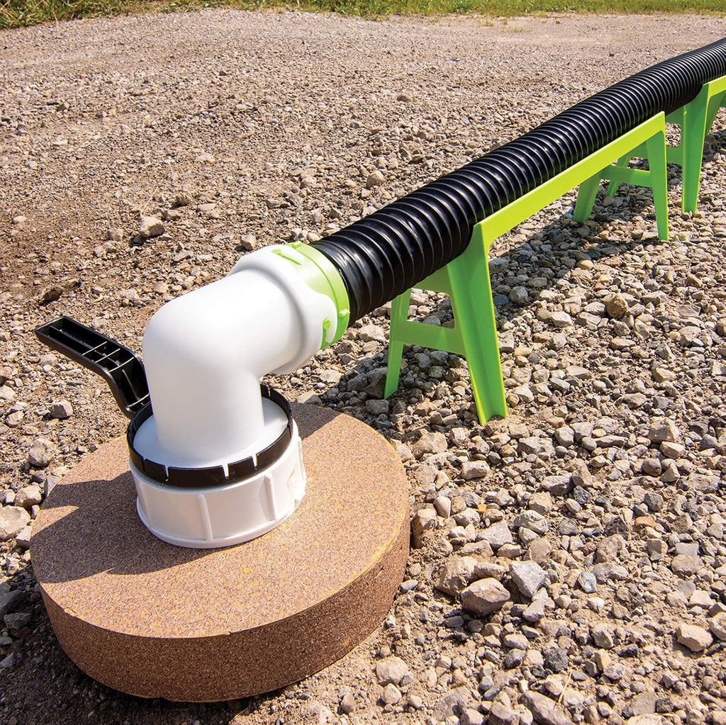 Green Pack of 2 RV Sewer Hose Support I29482