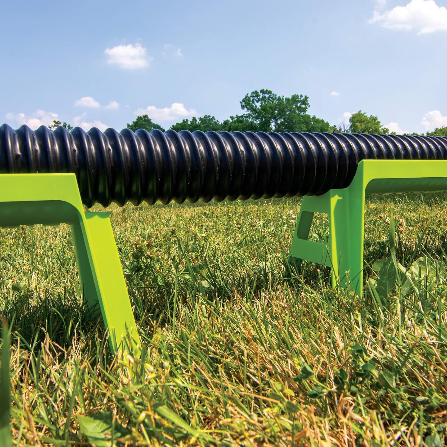 Green Pack of 2 RV Sewer Hose Support I29482