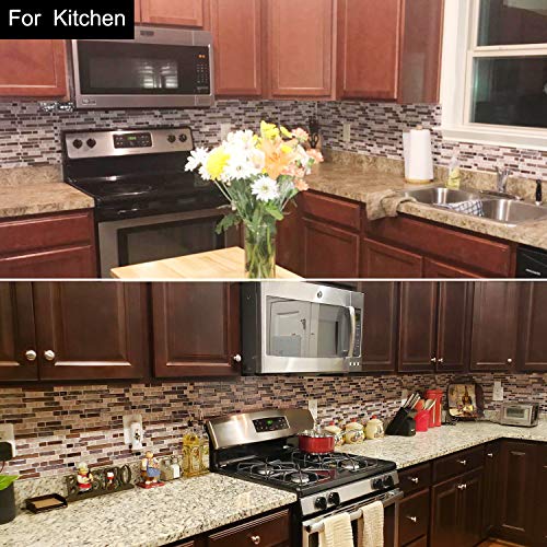 10-Sheet Peel and Stick Wall Tile in Sandstone N695