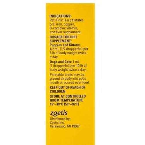 Pet-Tinic Pediatric Drops for Dogs J7562