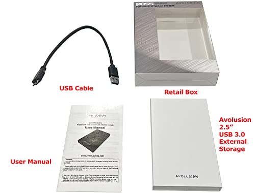 1TB USB 3.0 Portable External Hard Drive Z268