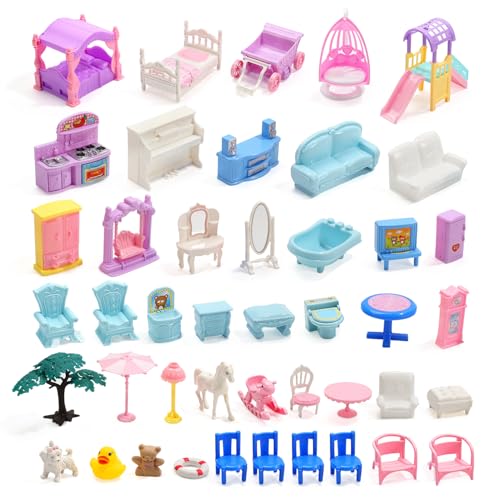 Large Dollhouse with Lights Furniture & Accessories R576