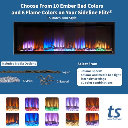 Smart Electric Fireplace with Mantel E888787