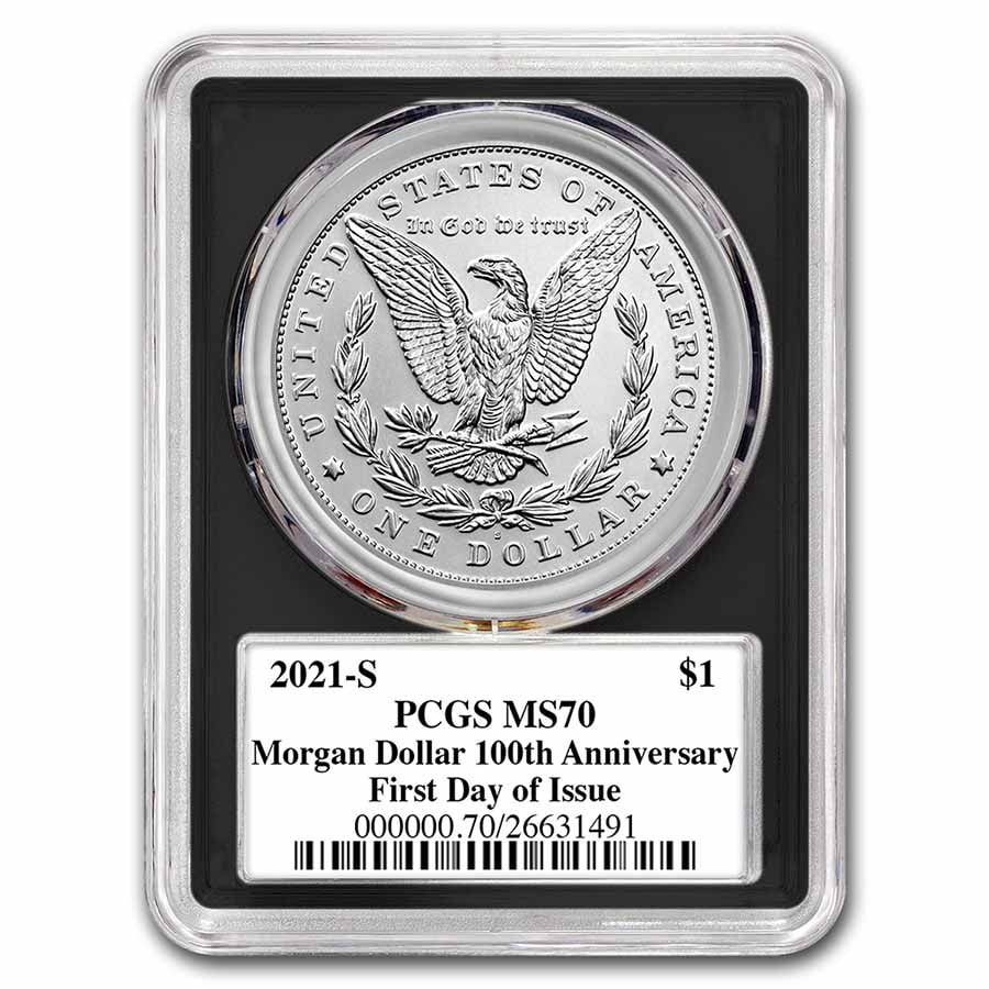 Silver Morgan Dollar MS-70 PCGS R227824