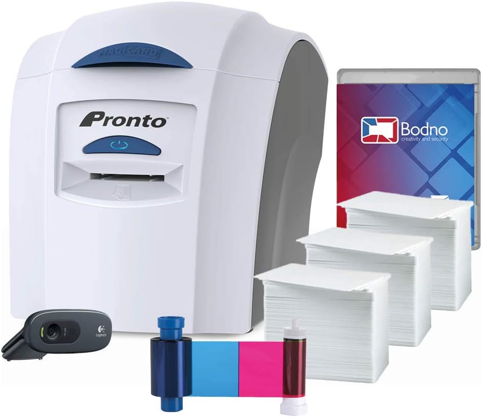 Bronze ID Card Printer with Supplies Package L570