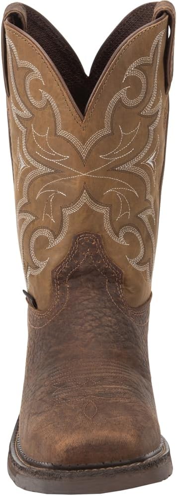 Brown Steel Toe Work Boots D906