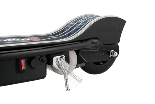 Electric Scooter with LED Light-Up Deck, 8" Air-filled Front Tire S353