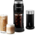 Black Single Serve Coffee Maker and Frother H178