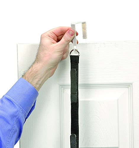 Black Over-The-Door Hat Rack Holds 18 Caps M421